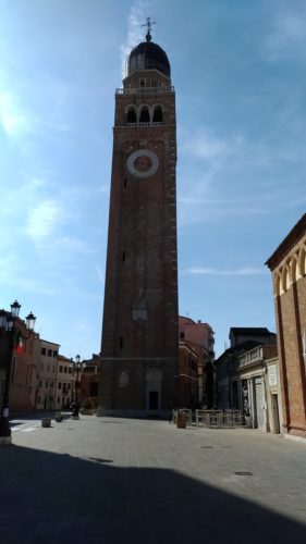 Piazza Duomo Campanile di Chioggia